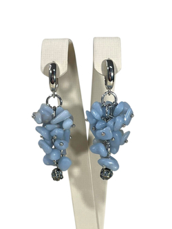 Серьги грозди из Ангелита