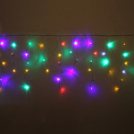 Гирлянда для улицы Бахрома "Мерцание" 3м 100ламп LED, 1 реж, Мультицвет