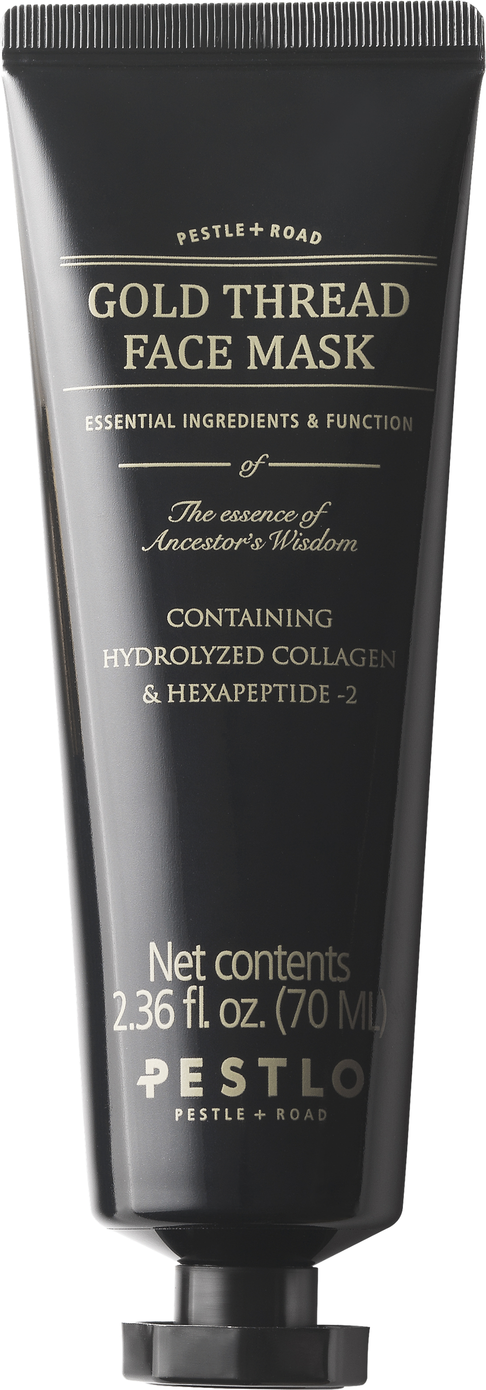 PESTLO, Разглаживающая маска-пленка Gold Thread Face Mask, 70 мл