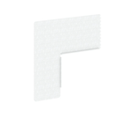 Боковая панель-ширма для стола глубиной 700 (для столешниц расположенных напротив друг друга) AcustiX