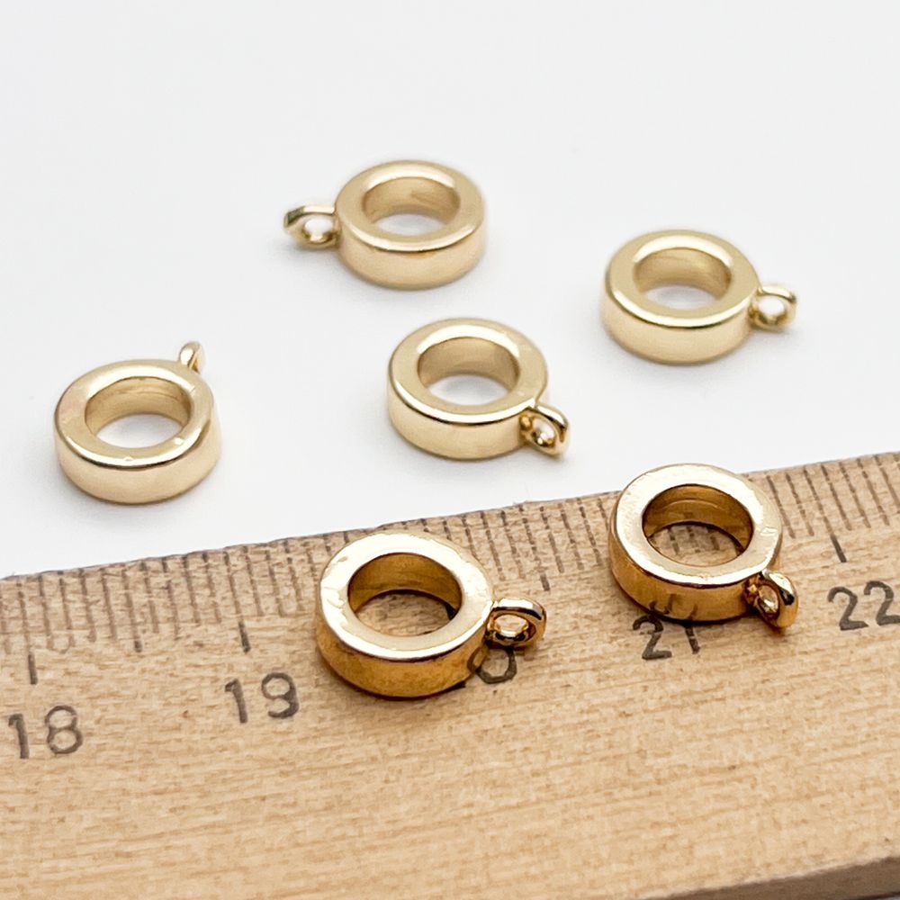 Бейл, цвет золото, размер 11*2,8 мм, цена за 1 шт