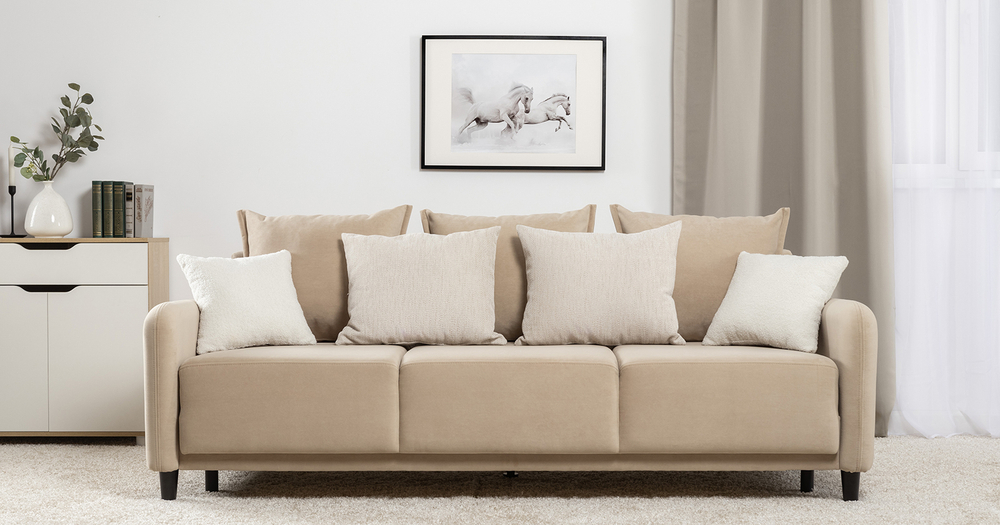 Диван кровать Дакота, Бежевый