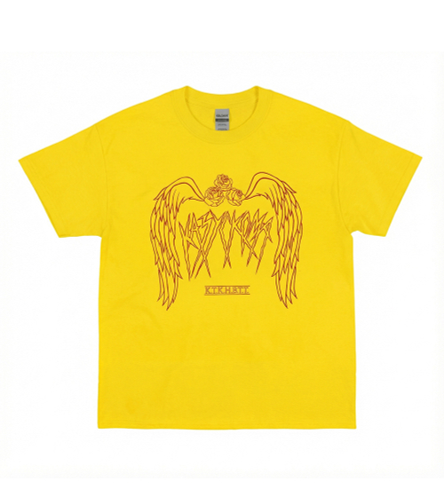 Футболка Казускома Крылья желтая