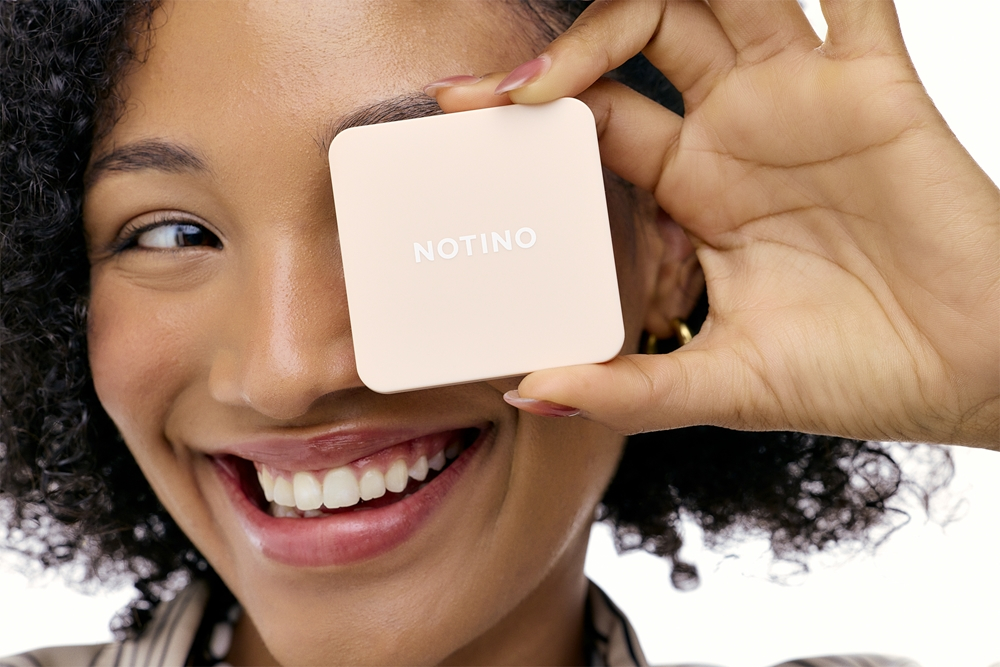 Notino Mirrors Magnifying Compact Mirror - Косметическое зеркало Beige, 1 szt.