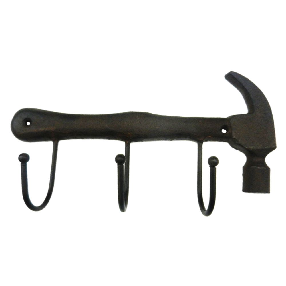 Iron Garden Вешалка настенная Молоток, 3 крючка