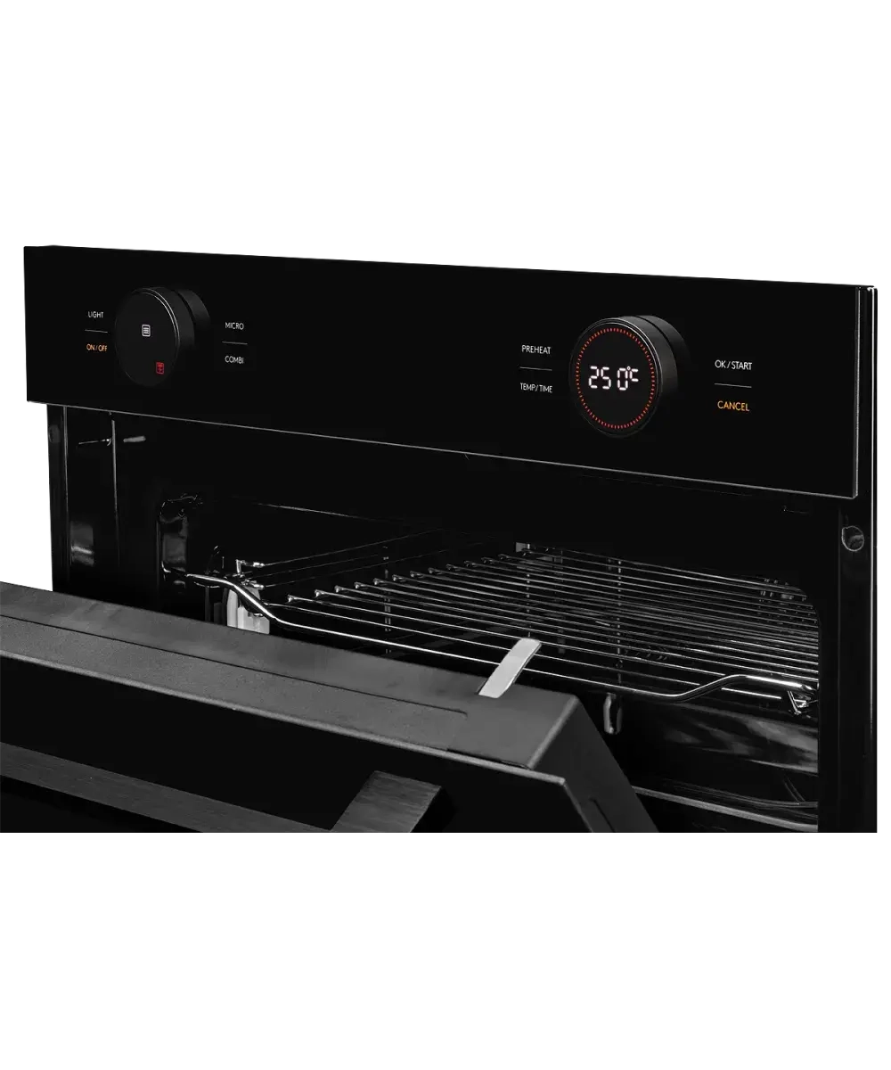 Духовой шкаф электрический с функцией СВЧ Kuppersberg KMW 612 Black