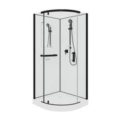Душевая кабина Ceruttispa (ЧеруттиСпа) KORRA90B, с низким поддоном, 90x90x205