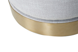 Кресло вращающееся Garda Decor Napoli Ber90 светло-серое