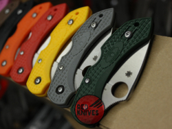 Нож Spyderco Dragonfly 2 C28PGRE2 - зеленая рукоять