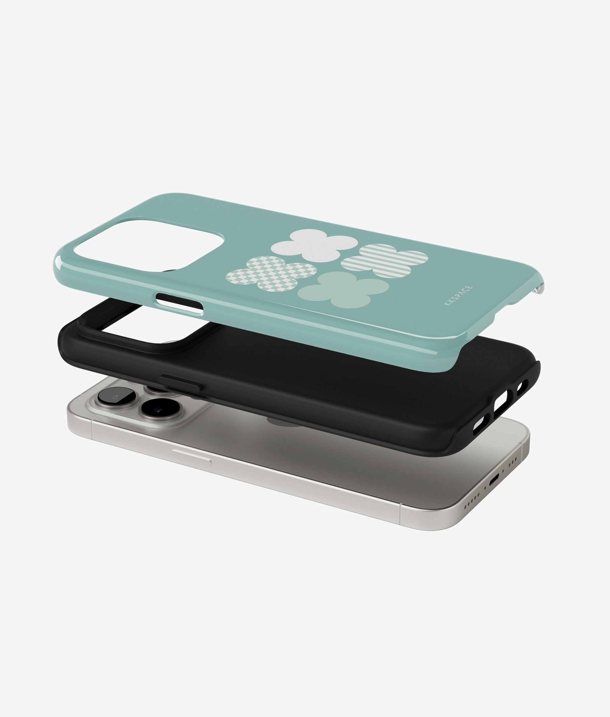 Чехол IN PLAY (бирюзовый) для iPhone