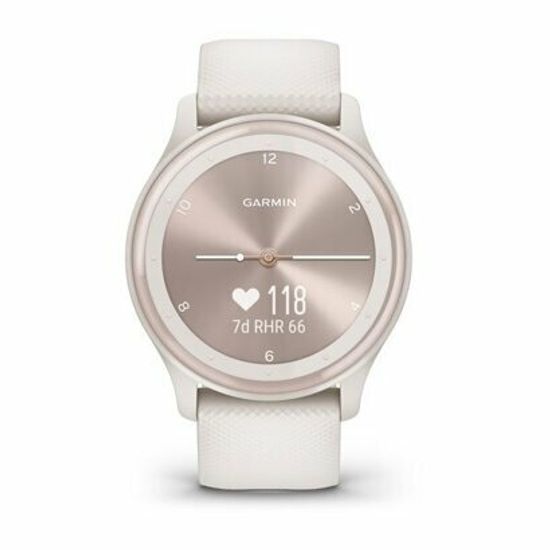 Смарт-часы Garmin Vívomove Sport Ivory Case and Silicone Band with Peach Gold Accents 010-02566-01