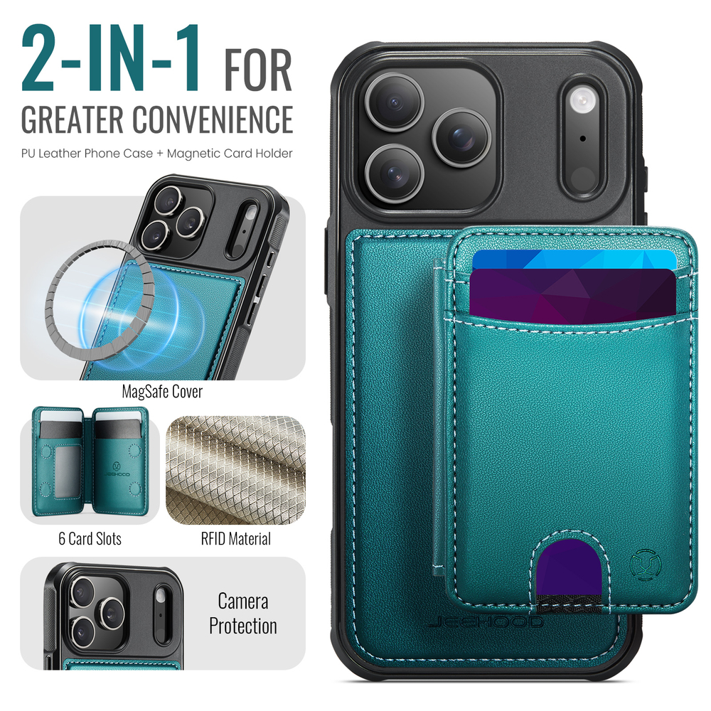 Чехол CaseMe Cardholder 2 in 1 iPhone 17 Pro