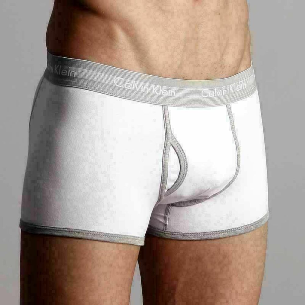 Мужские трусы боксеры Calvin Klein 365 White Grey