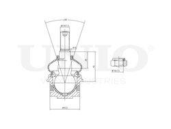 Опора шаровая передняя верхняя UNIO SSP-20097