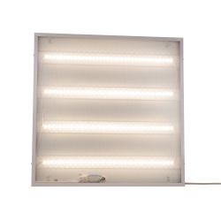 ULP-Q105 6060-72W-4000K WHITE Светильник светодиодный потолочный универсальный. Белый свет 4000K. Рассеиватель призма. Встроенный и-п. Корпус белый. ТМ Volpe