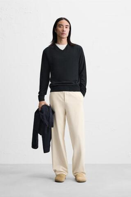 ZARA БРЮКИ-ДЖОГГЕРЫ RELAXED FIT, ЭКРЮ