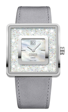 Женские часы Cover CO166.ST2LLA/SW, перламутровый циферблат с кристаллами Swarovski