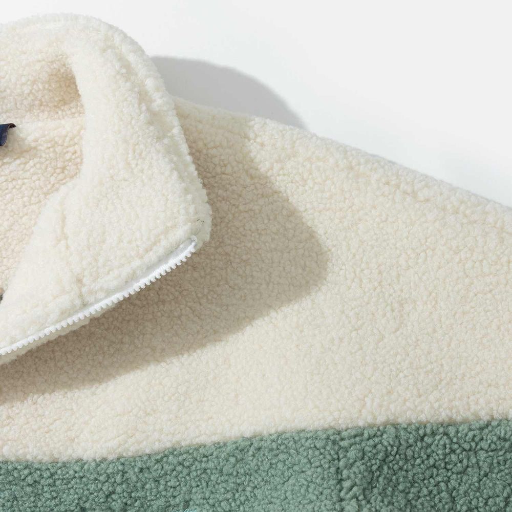 Куртка YMKASHIX Furry HTF Big Logo Зеленая