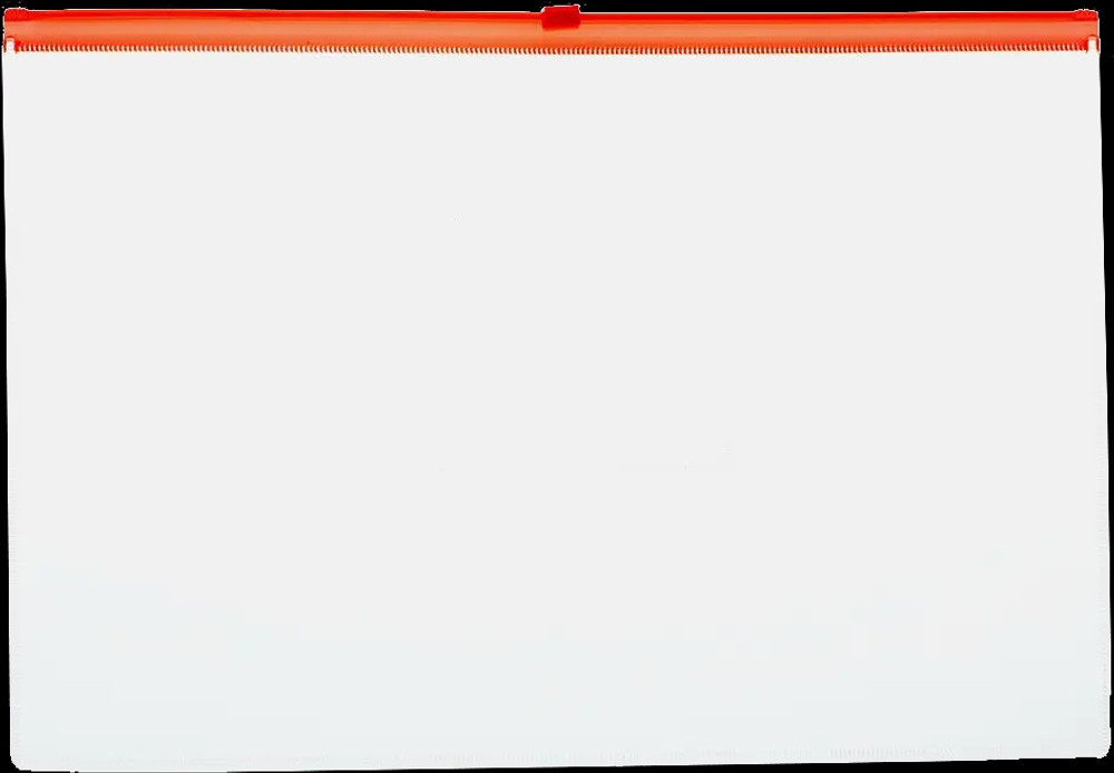 Папка-конверт Магнит A4 на Zip молнии 0.15мм в ассортименте