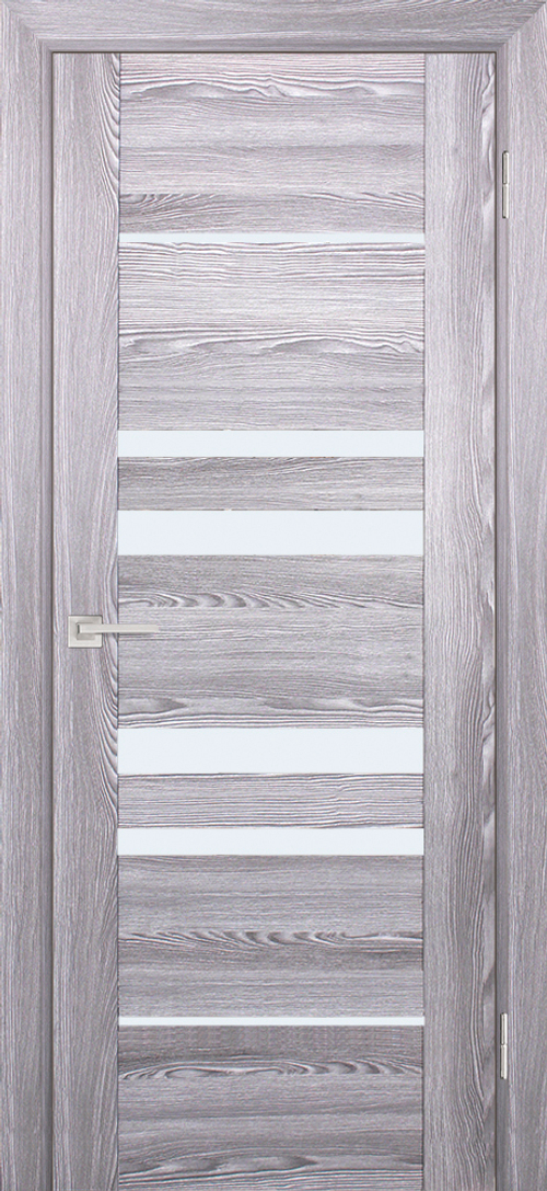 Дверь PSK-4 / Цвет Ривьера грей / белый лакобель / Двери PROFILO PORTE