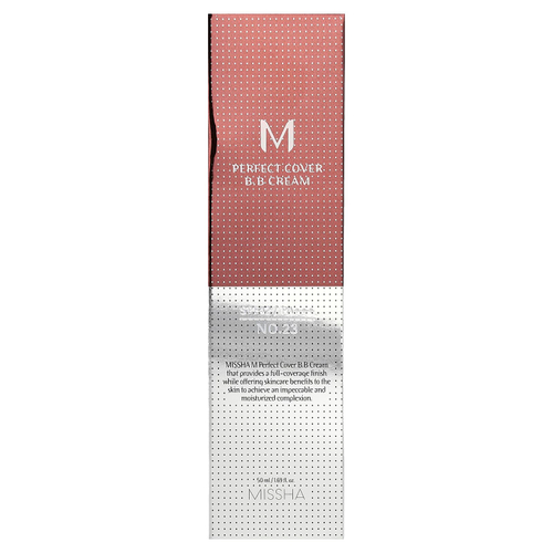 Missha, M Perfect Cover, BB-крем, SPF 42/PA+++, оттенок № 23 натуральный бежевый, 50 мл (1,69 жидк. унции)