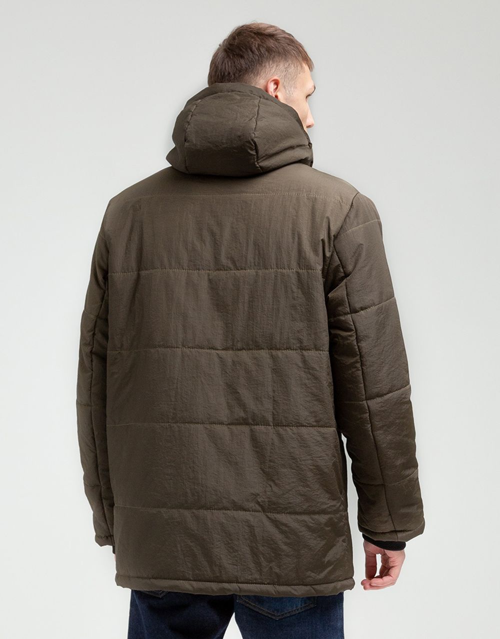 Куртка We Don’t Care Long Puffer Jacket Olive