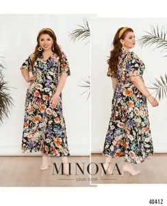 Платье 434Б-Синий Minova