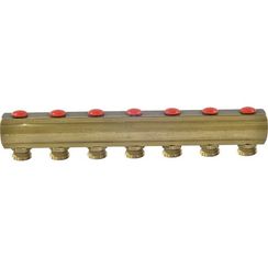 Коллектор Giacomini с отсечными клапанами 1 x 3/4E /7, R553SY047