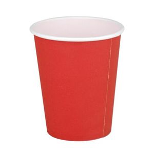 Стакан Upack бумажный для горячих напитков 250 мл. красный без крышки(LP0026) 50 шт/уп 1 000 шт/кор