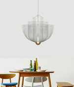 Pendant design lamp  Meshmatics by Moooi D60 (Silver)