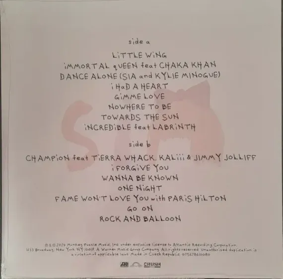 Sia – Reasonable Woman - Lavender - LP