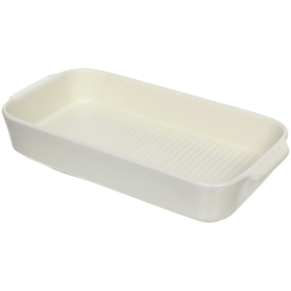 Форма керамическая для запекания «Акварель» 24.5*12.5*4,5см, молочная