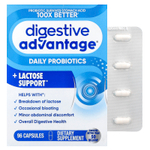 Schiff, Digestive Advantage®, пробиотики для ежедневного приема и поддержка лактозы, 96 капсул