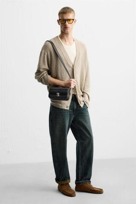 ZARA ОДНОТОННАЯ СУМКА, ЧЕРНЫЙ