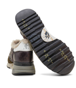 Кожаные кроссовки mick Premiata - зеленый(MICK)