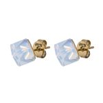 Серьги пусеты Fiore Luna White SWE2127/2 W G