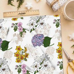 Ткань мембрана цветочное разнообразие