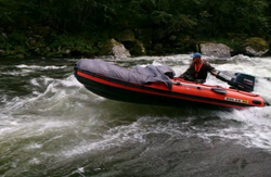 Надувная ПВХ-лодка Solar-500 Jet Tunnel