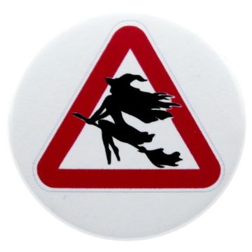 Значок Внимание Ведьма (266)