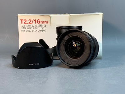 Samyang 16mm T2.2 ED AS UMC CS VDSLR Nikon F