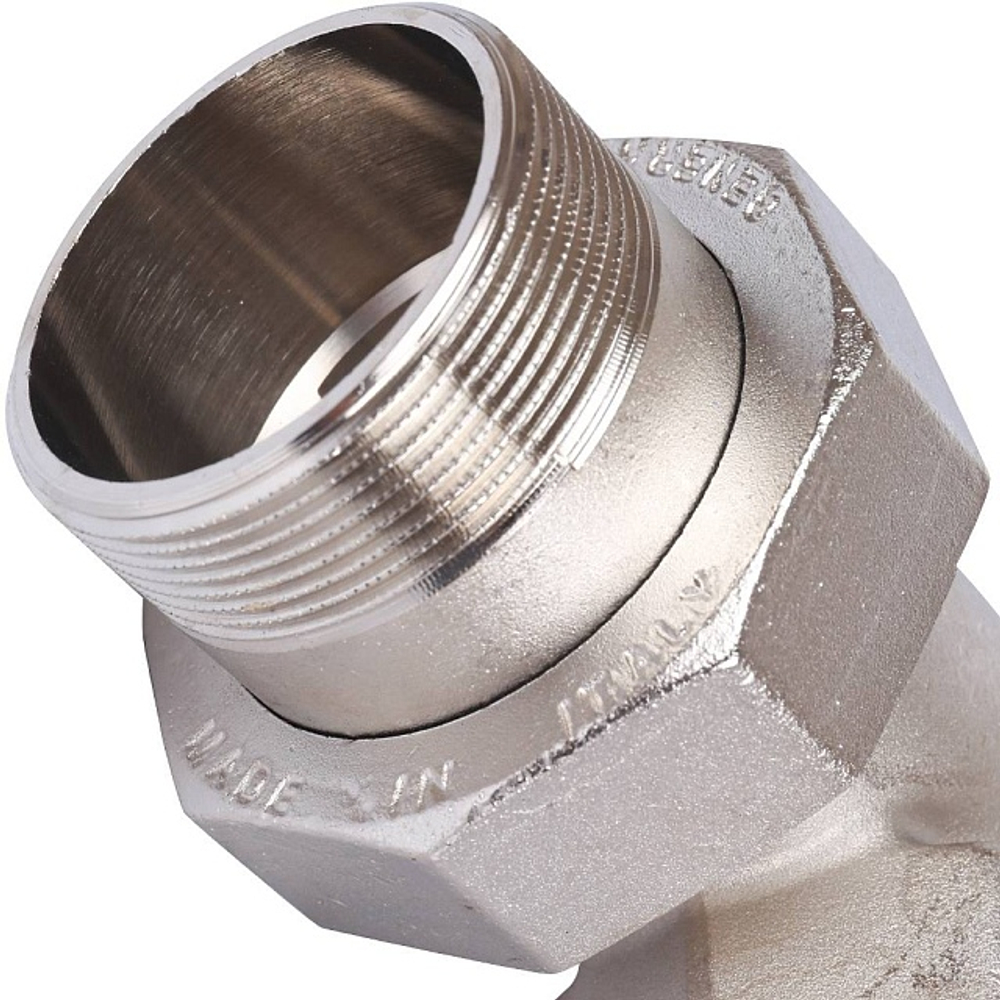 Разъемное соединение (американка) угловое STOUT - 2" (ВР/НР, никелированное, уплотнение o-ring)