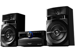 Музыкальный центр Panasonic SC-UX100E-K черный, 300 Вт, CD, CDRW, FM, USB, BT