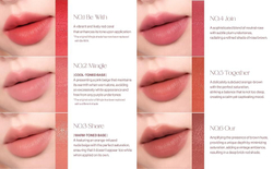 UNLEASHIA Luv Hug Velvet Tint - Вельветовый тинт для губ