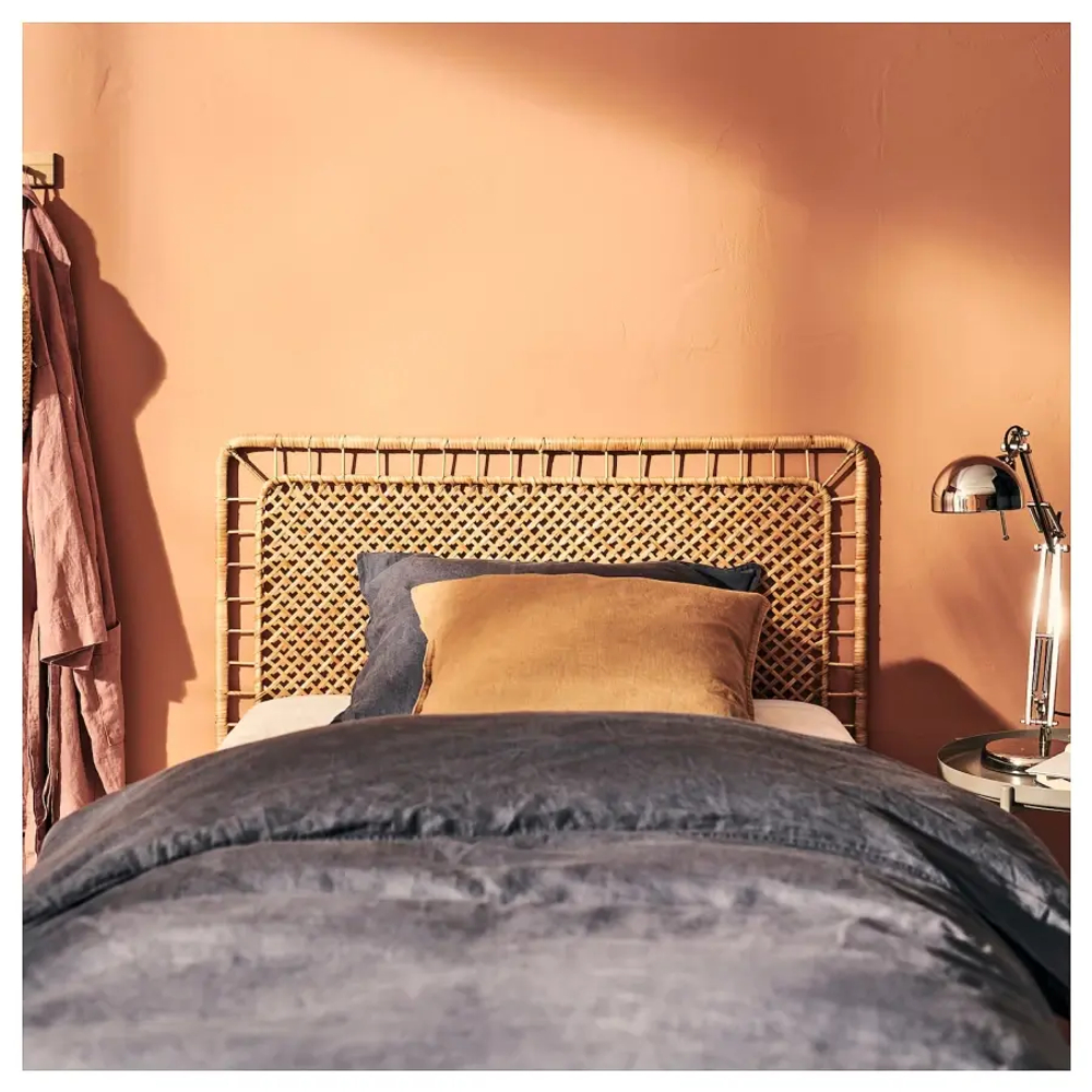 Изголовье кровати - TOLKNING  IKEA/ ТОЛКНИНГ ИКЕА, 100х96 см, бежевый