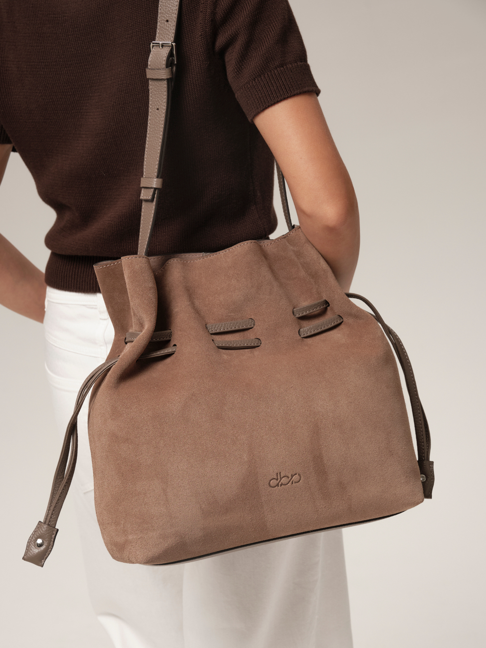 31143 серо-коричневый Сумка dbr