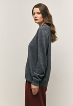 Джемпер из шерсти енота