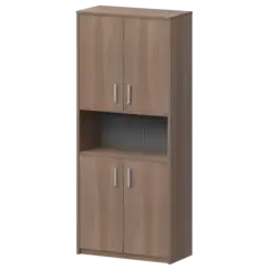 Шкаф с нишей А-312 Темный шимо 770x370x2000 Арго