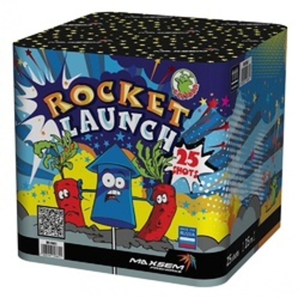 Батарея салютов "ROCKET LAUNCH"   1"/25 залпов
