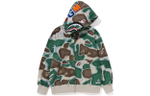 A Bathing Ape Liquid Camo Shark Relaxed Fit Full Zip Худи