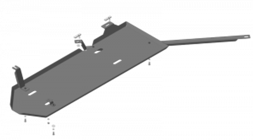 Защита топл. бака 3 мм сталь для Haval H9 2017-н.в., Haval H9 2015-2017 MOTODOR.13108